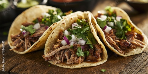 Delicious authentic Mexican barbacoa, coupled with savory carnitas and succulent chicken tacos, creates a flavorful experience that celebrates the rich tradition of authentic Mexican barbacoa.