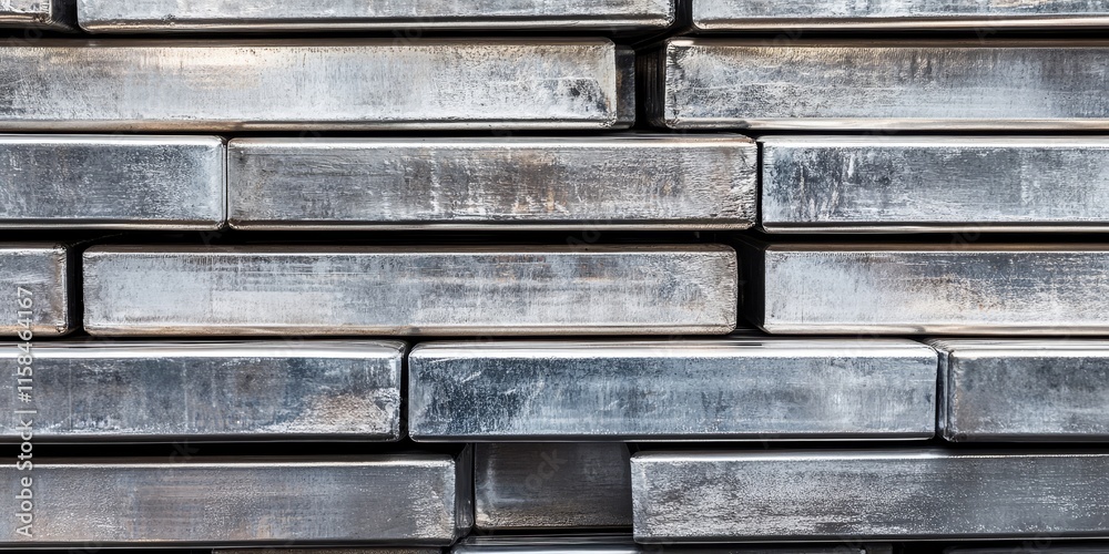Stack of tin bars prepared for shipment, showcasing the organized arrangement of tin bars, ideal for industries needing bulk tin bars for various applications. Stack of tin bars prepared for shipment, showcasing the organized arrangement of tin bars, ideal for industries needing bulk tin bars for various applications.