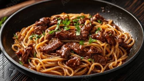 The Beef and Spaghetti Delight.