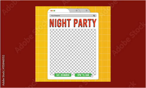 Night Party Socials Media