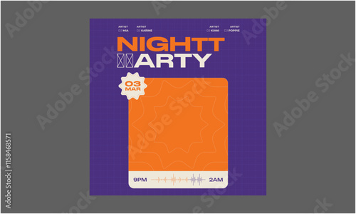 Night Party Socials Media