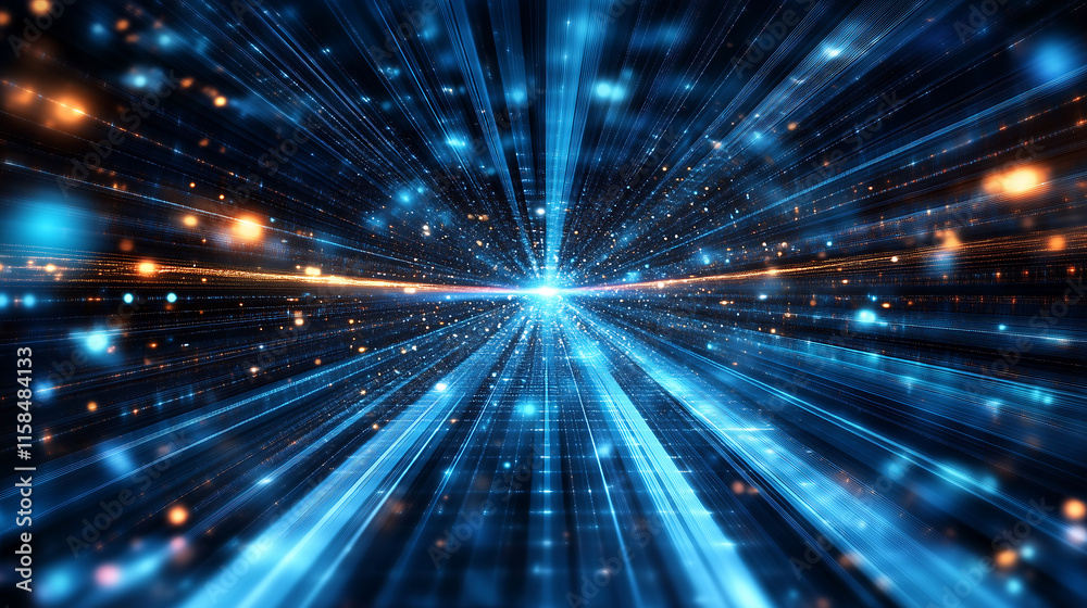 Vector Abstract science futuristic. Generative Ai Vector Abstract science futuristic. Generative Ai