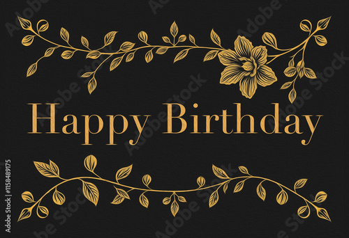 Pattern for birthday cards, covers, wallpaper, decorative paper . Oil painting