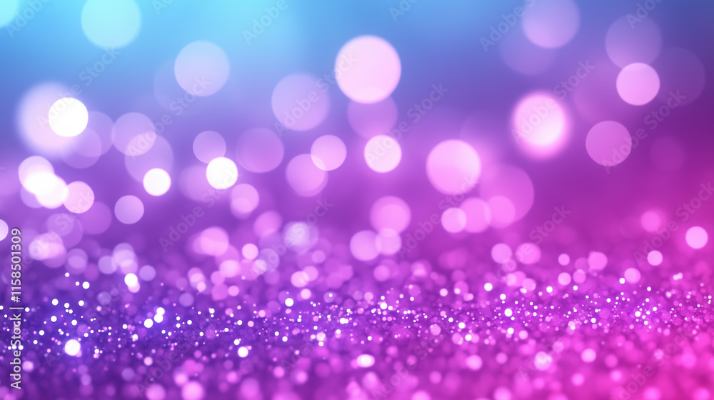 Pink and blue bokeh lights with sparkles. Holiday celebration background Pink and blue bokeh lights with sparkles. Holiday celebration background