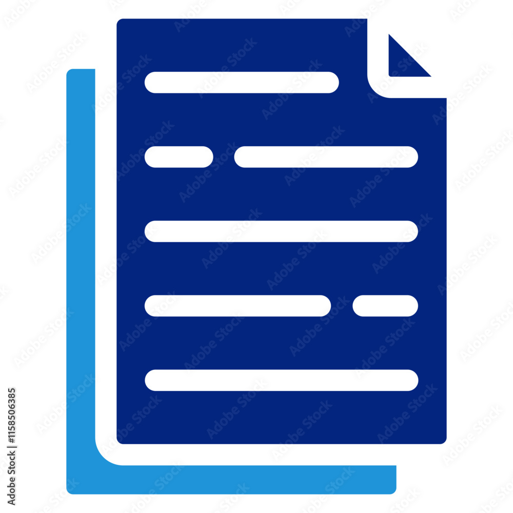 Document Icon Element For Design Document Icon Element For Design