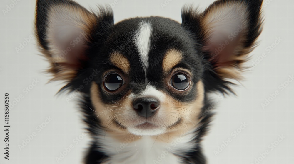 Adorable Chihuahua Puppy Portrait Adorable Chihuahua Puppy Portrait
