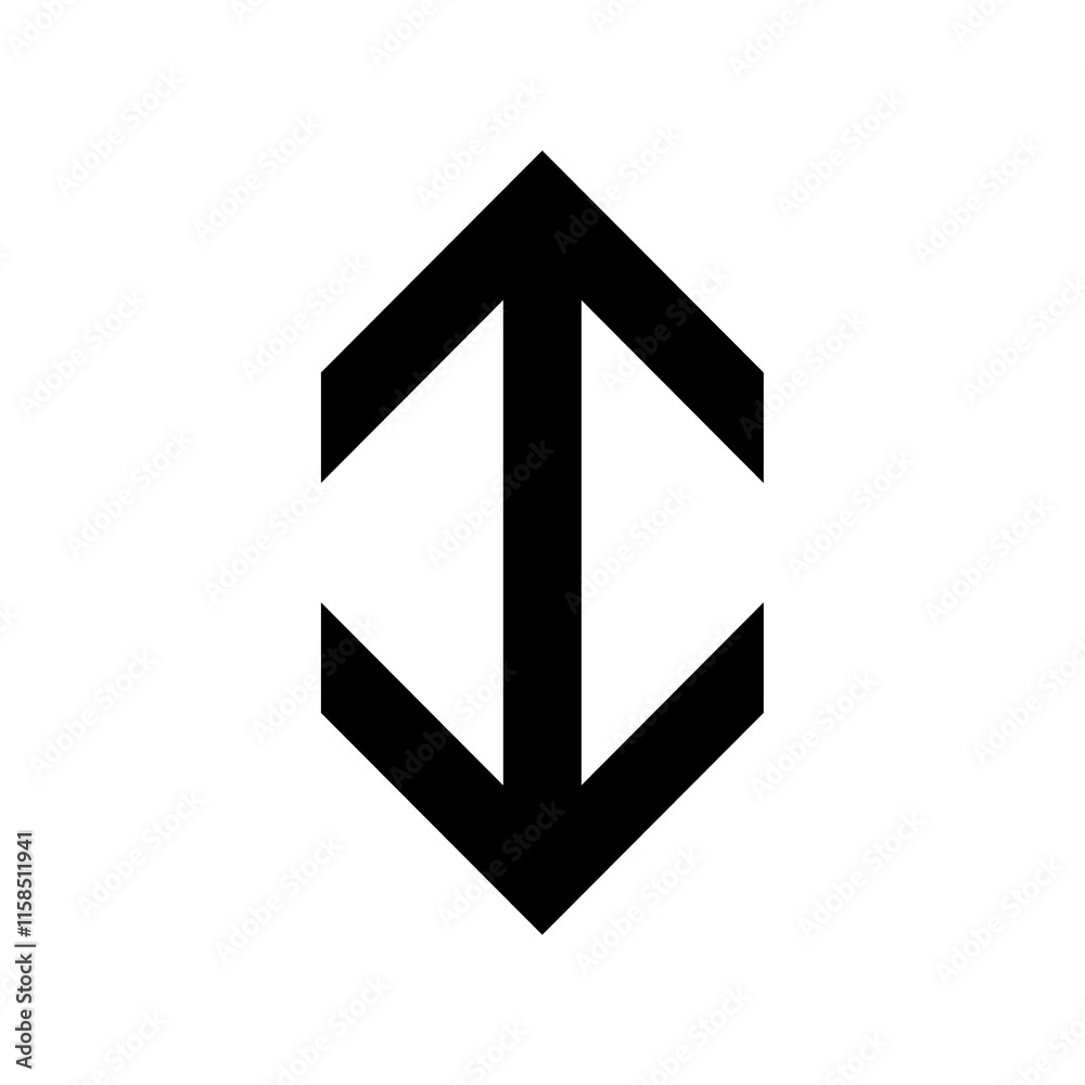 black and white arrow black and white arrow