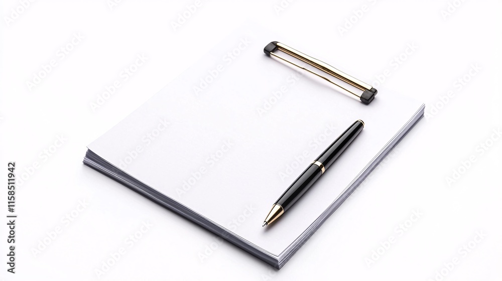 A photostock of a doctor s prescription pad and pen, isolated A photostock of a doctor s prescription pad and pen, isolated