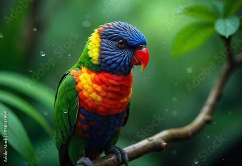 rainbow lorikeet parrot