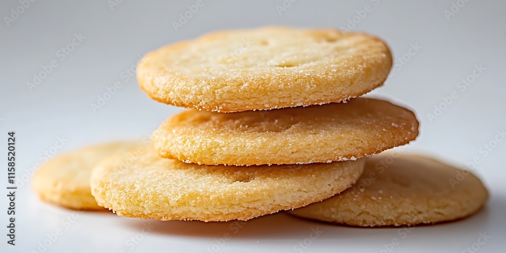 a stack of blue and white frosted cookies a stack of blue and white frosted cookies