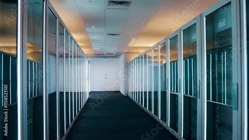 Data Center Corridor View