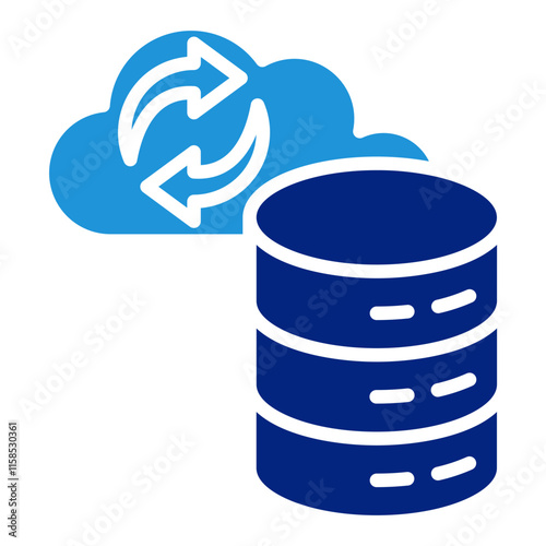 Data Backup Icon Element For Design