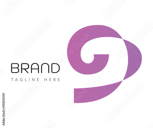 Ribbon logo icon design template elements. Usable for Branding and Business Logos.
