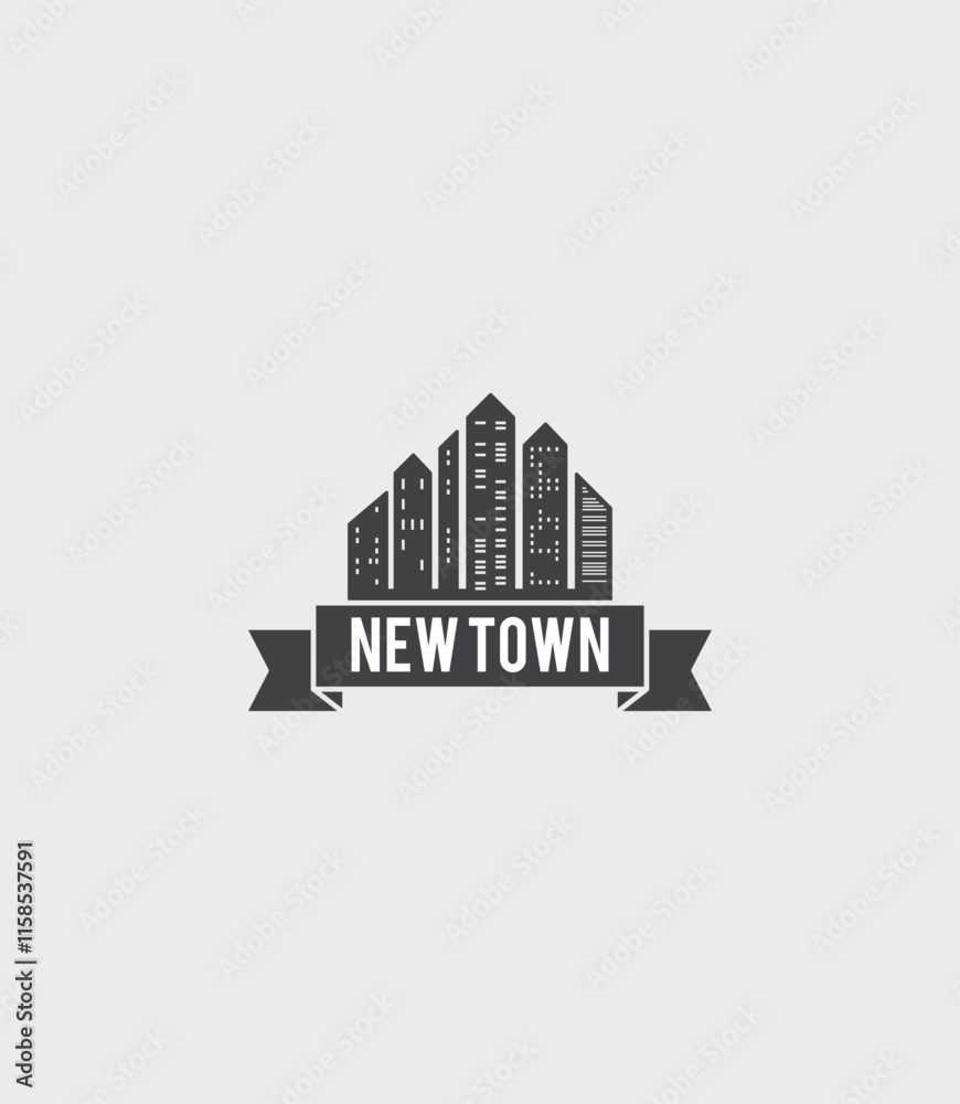 Fototapeta premium Professional Buildings Department logo for government, architecture, and urban planning projects. Perfect for branding, real estate, and municipal services.