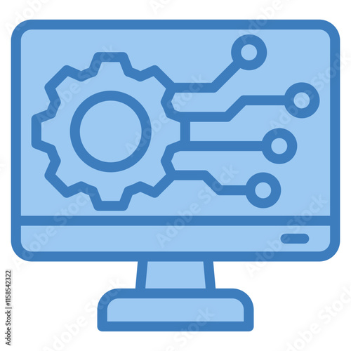 Technology Icon Element For Design