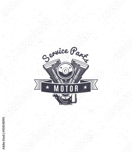 A collection of stylish retro-inspired motorcycle logos. Perfect for motor clubs, workshops, and biker-themed events.