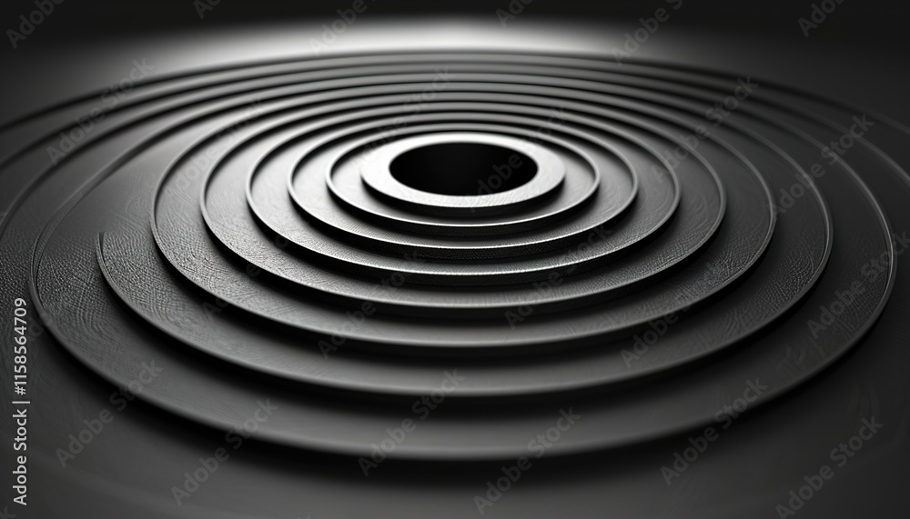 Abstract black background with circle lines pattern. Abstract black background with circle lines pattern.