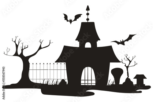 Halloween Silhouette Spooky Background