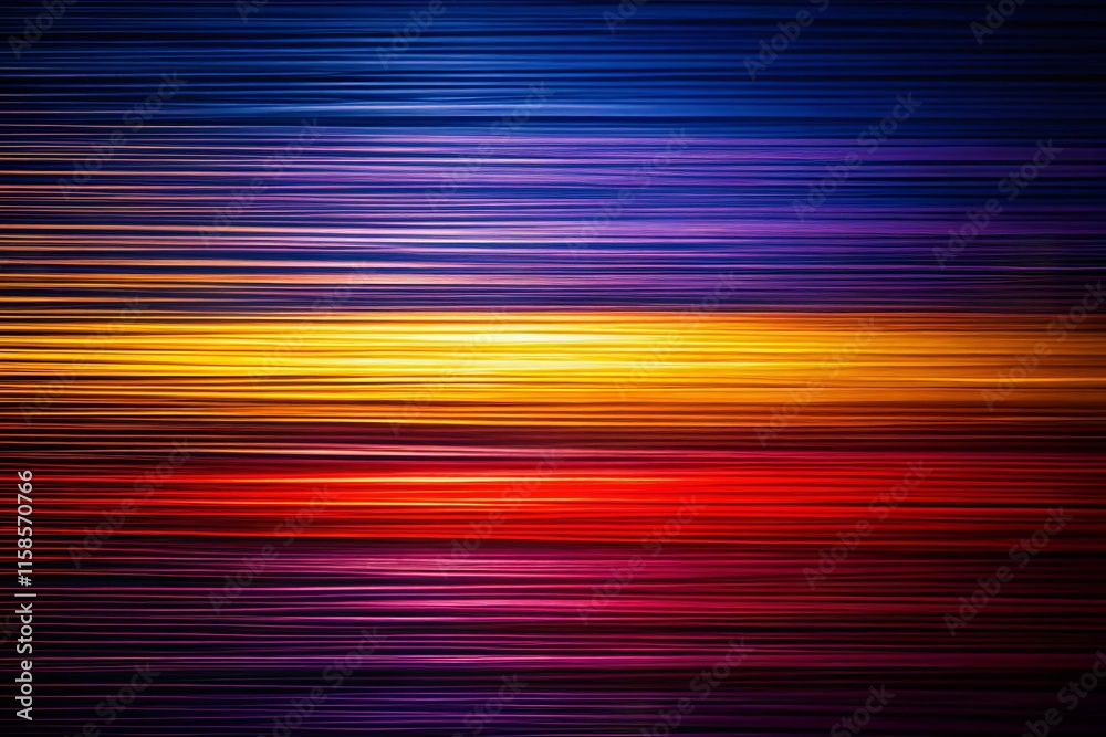 Abstract Dark Purple Blue Red Yellow Lines - Eye Level Minimalist Art Abstract Dark Purple Blue Red Yellow Lines - Eye Level Minimalist Art