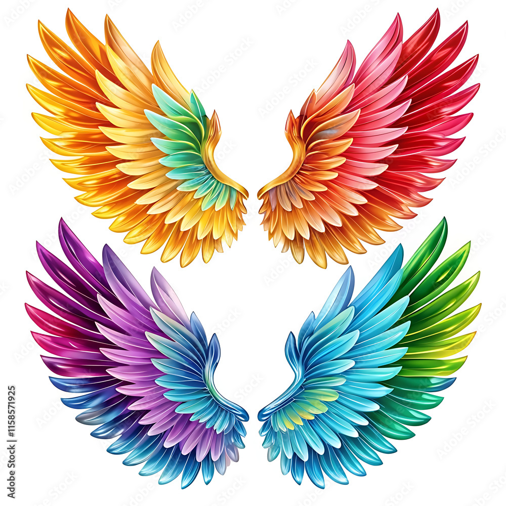 Obraz premium angel wings