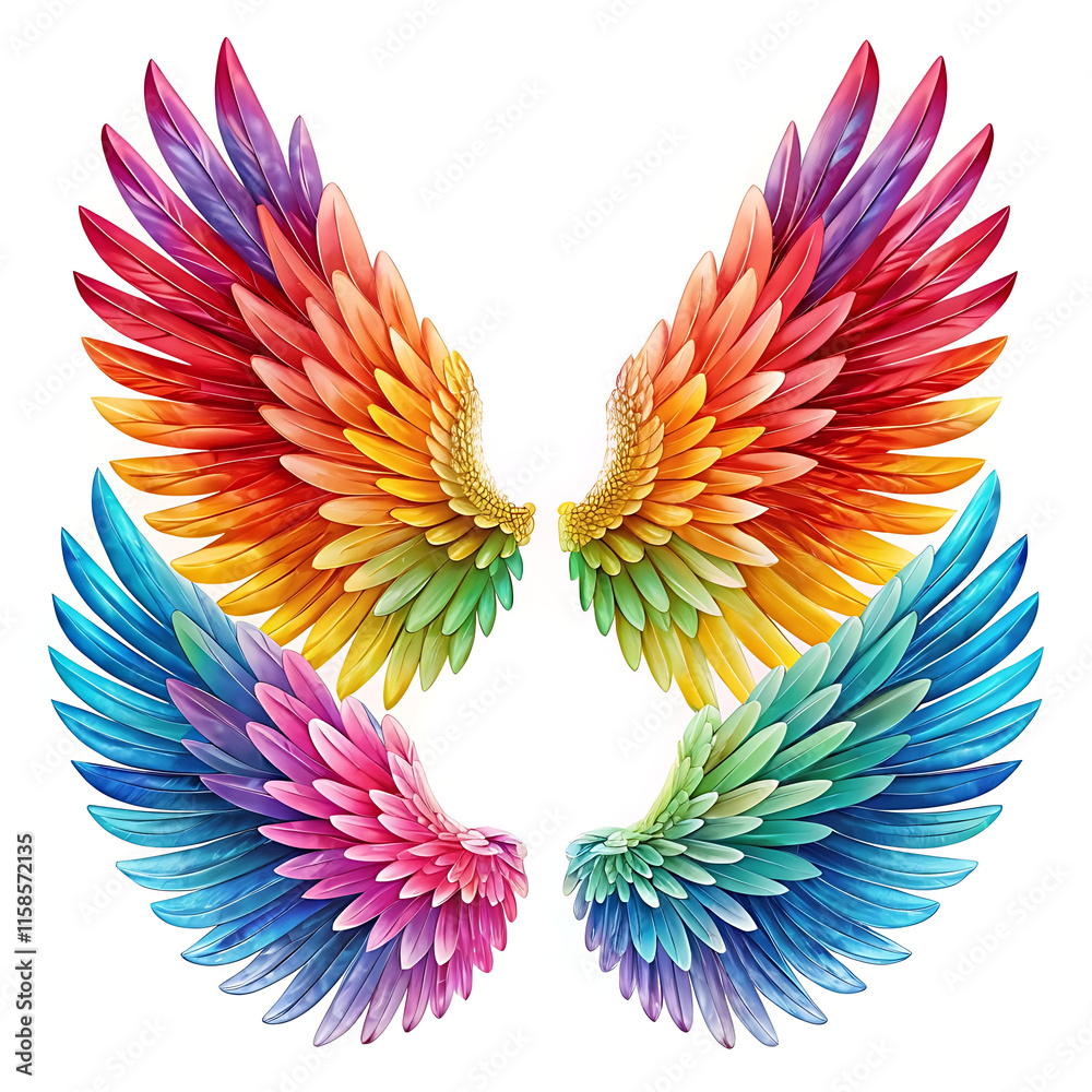 Obraz premium angel wings