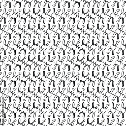 seamless pattern with black and white arrows