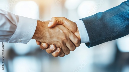 The Business Handshake Moment