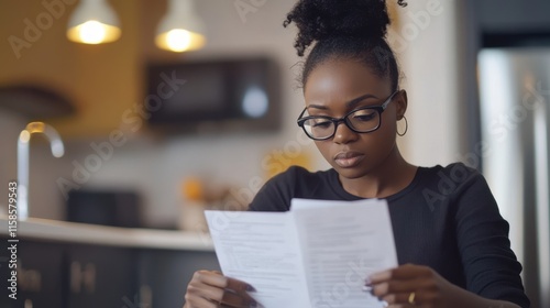 The Woman Reading Documents
