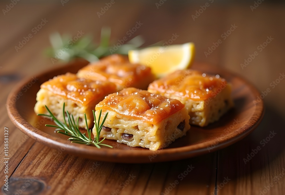 Eastern sweets. Pieces of tasty baklava isolated Eastern sweets. Pieces of tasty baklava isolated