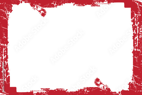 Vector grunge border, grunge border brush, grunge border edge, square grunge border