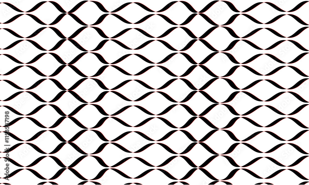 Fototapeta premium WebMinimalist Seamless Pattern Vector Design Images Modern Background. 