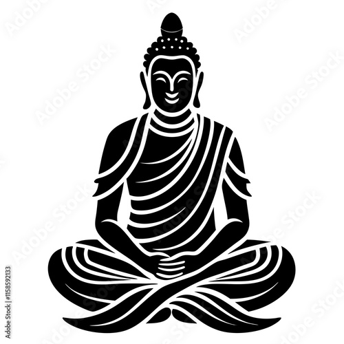 buddha statue silhouette