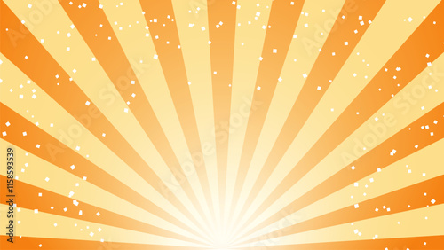 Glittering gold radiation Background illustration.