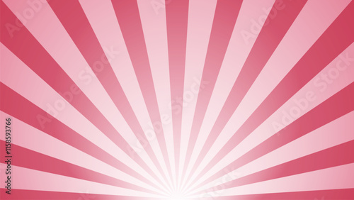 Pink gradient radiation Background illustration.