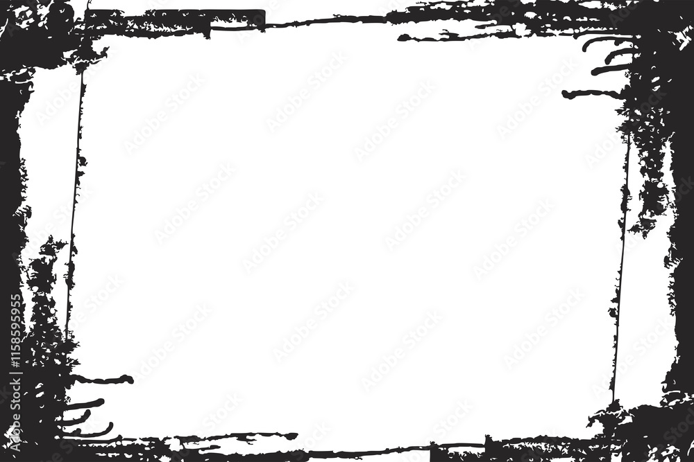 Vector grunge border, grunge border brush, grunge border edge, square grunge border Vector grunge border, grunge border brush, grunge border edge, square grunge border