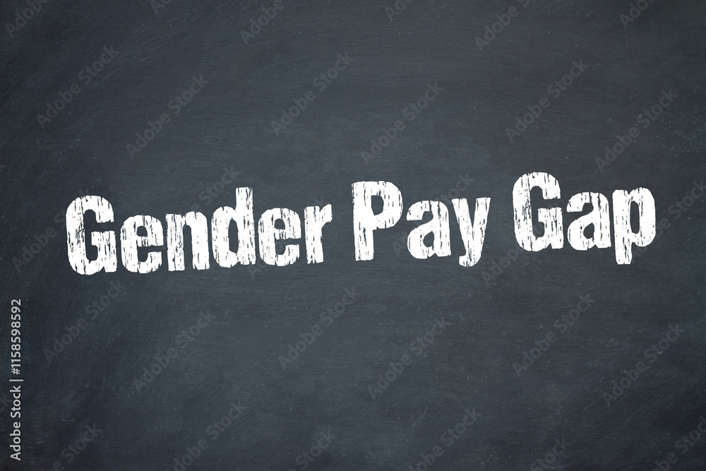 Obraz premium Gender Pay Gap 