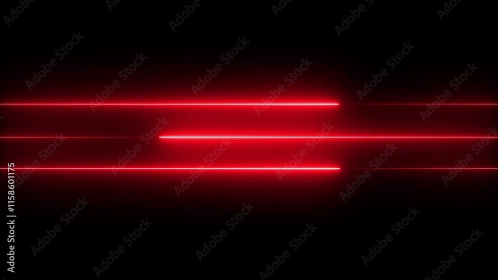 Glowing neon line Icon black background. neon line animation.