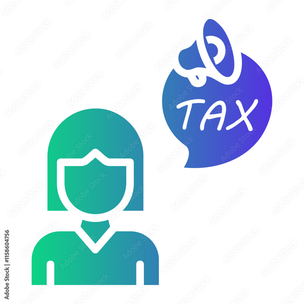 financial Gradient icon financial Gradient icon