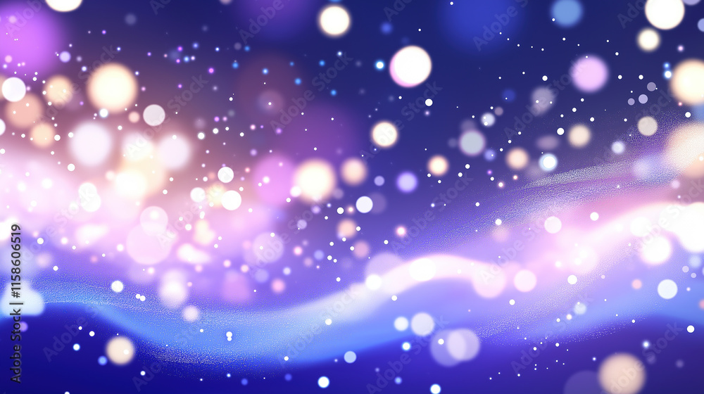 Dreamlike purple-blue light spot background Dreamlike purple-blue light spot background