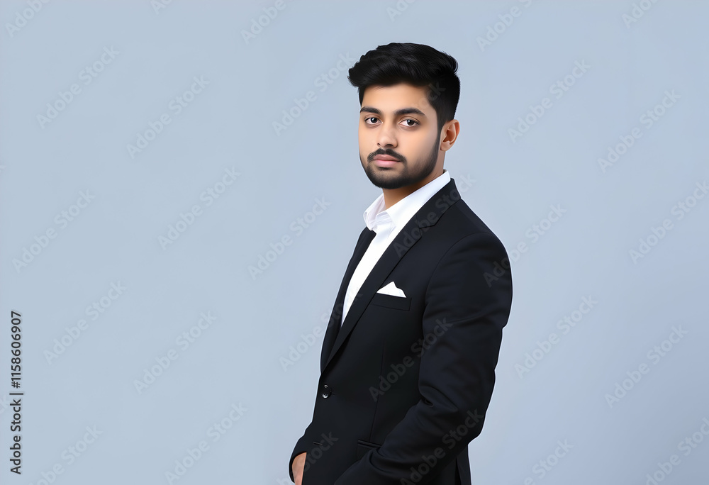 Confident businessman with against building
Confident businessman with against building