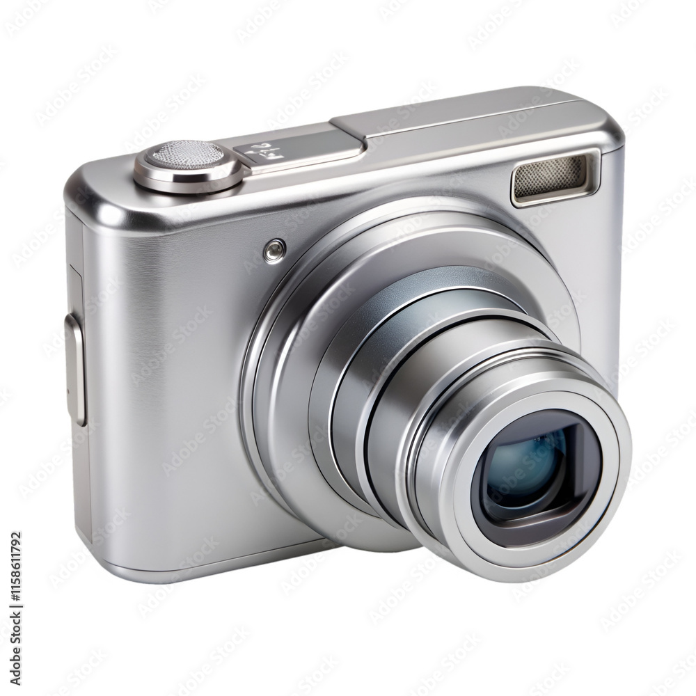 Digital camera isolated on transparent background Digital camera isolated on transparent background