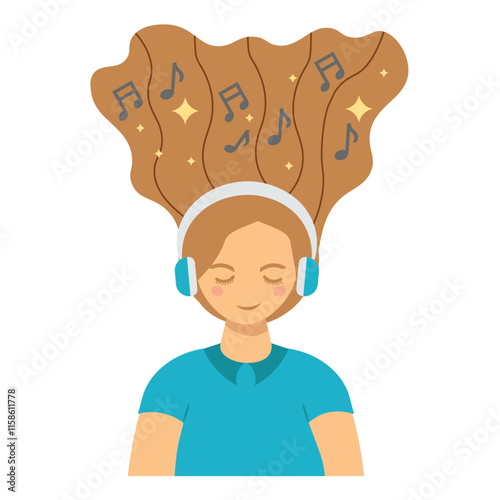 Music Listener Illustration