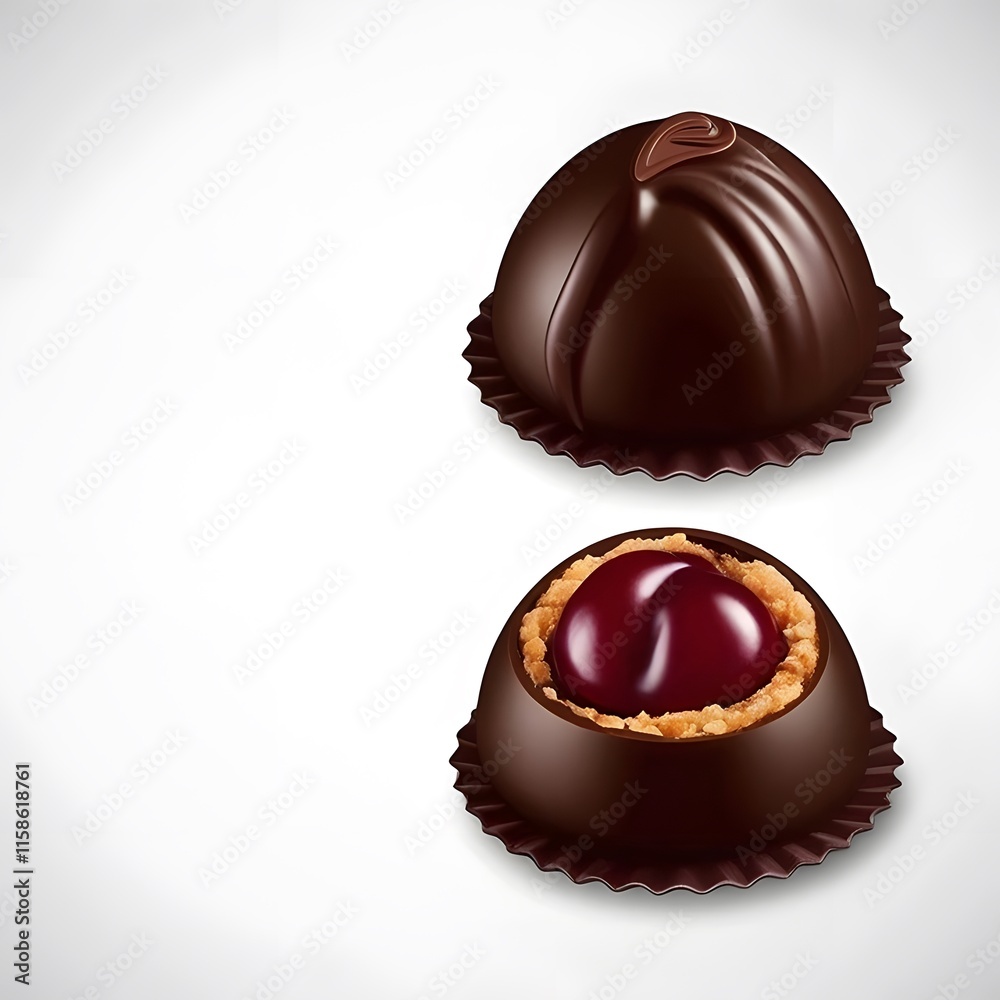 Fototapeta premium Luxury Handmade Chocolate Candy