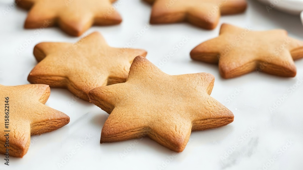 Pastel cookies concept. Delicious star-shaped cookies on a marble surface, perfect for festive occasions. Pastel cookies concept. Delicious star-shaped cookies on a marble surface, perfect for festive occasions.