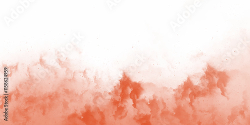 abstract cloud and vapor texture background. white and orange smoke aquarelle smudge illustration smooth grungy smokey light green colors ink glow. orange color powder explosion	
