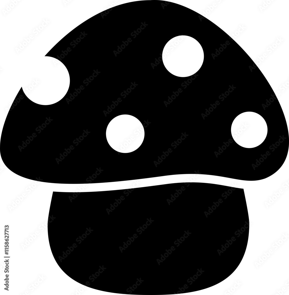 Black mushroom silhouette.
Isolated mushrooms icon vector.
Transparent background. Black mushroom silhouette.
Isolated mushrooms icon vector.
Transparent background.