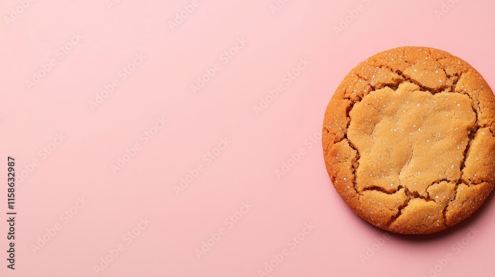 Pastel cookies idea. Freshly baked cookie on a pink background, perfect for sweet indulgence. Pastel cookies idea. Freshly baked cookie on a pink background, perfect for sweet indulgence.