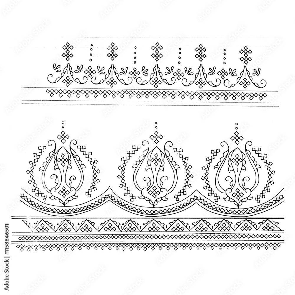 Fototapeta premium Intricate design patterns for creative artwork photo