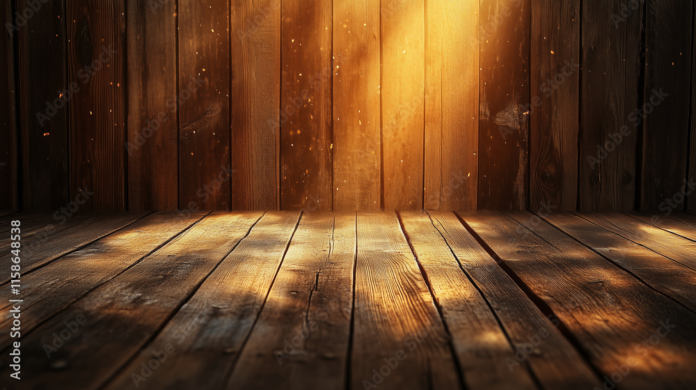 Wooden flooring and walls, background texture. Wooden flooring and walls, background texture.