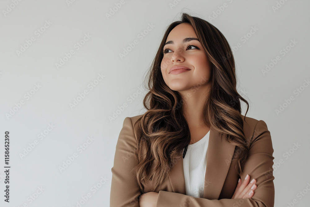 Happy Young Hispanic Businesswoman Using Tablet in Modern Office as Successful Leader and Career Dreamer
Happy Young Hispanic Businesswoman Using Tablet in Modern Office as Successful Leader and Career Dreamer